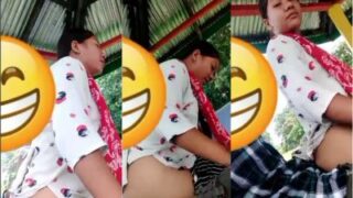 Gadis Assam Bergoyang Liar Di Atas Kontol Pacarnya Saat Bercinta Di Alam Terbuka