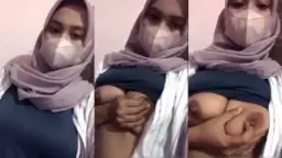 Hijab Zilla Buka-bukaan Payudara Montok