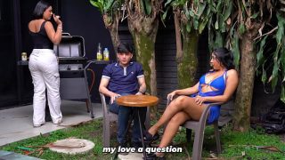 Diam, Jangan Berisik! – Ibu Tiri Ngewe Pacar Putrinya Di Belakang – Big Jackson & Lina Henao