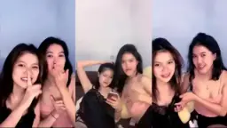 2 Cewek Indo Montok Saling Remes Tetek Sampe Mrenges