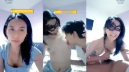 Jeslyn Lagi Enak-enak Nyepong Pacar, Bibirnya Basah Kenceng Ngecesin Kontol.