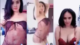 Kimaya Agata Pakai Lingeri Tembus Pandang Bikin Makin Liar