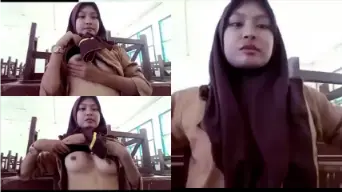 Viral Abg Pramuka Hijab, Tangan Nakal Remas Payudara Sendiri