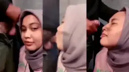 Hijabers Manis Ngewe Sambil Crot Di Muka