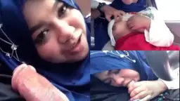 Ngentot Sama Tante Jilbab Di Dalam Mobil, Muncrat Kencang