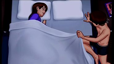 Ibu Tiri Gak Perlu Bicara, Cukup Gerakan Tubuhnya Bikin Muncrat (18+)